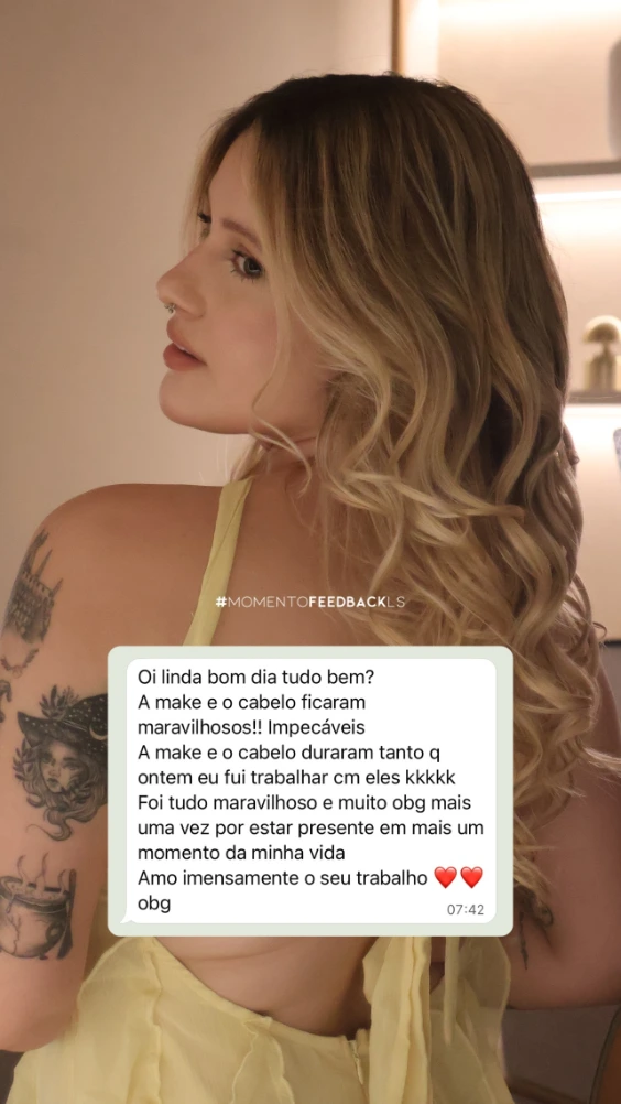 Depoimento de aluna verificada