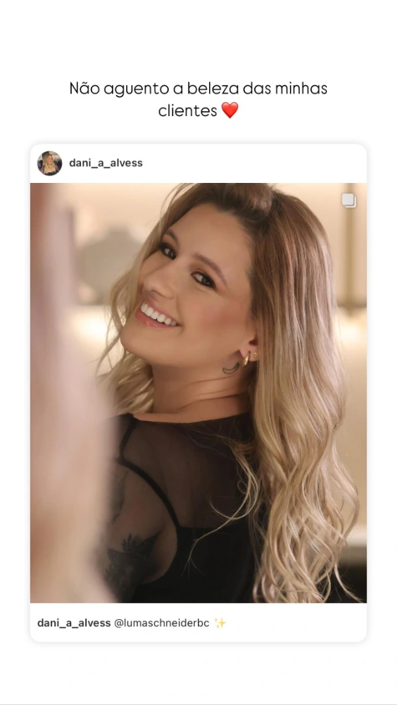 Depoimento de aluna verificada